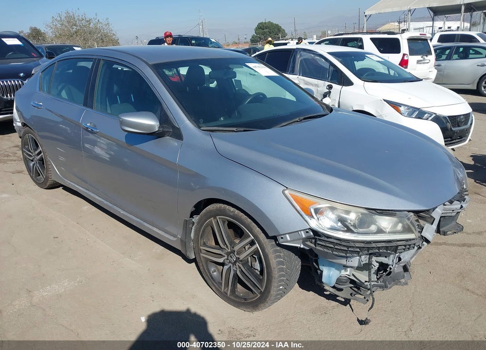 2017 HONDA ACCORD SPORT VIN: 1HGCR2F56HA115694