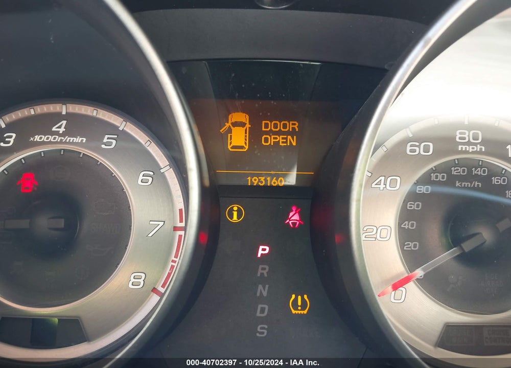 2010 ACURA MDX TECHNOLOGY PACKAGE VIN: 2HNYD2H69AH534374