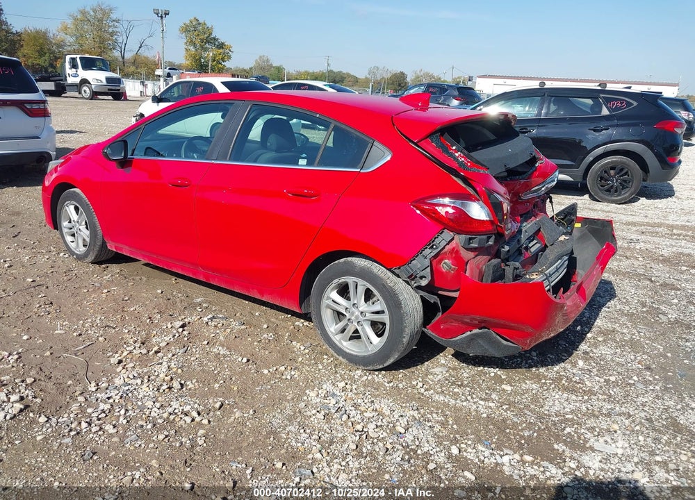 2017 CHEVROLET CRUZE LT AUTO VIN: 3G1BE6SM3HS595159