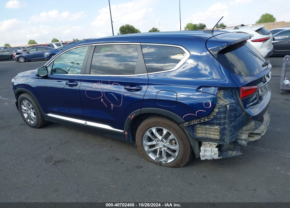 2020 HYUNDAI SANTA FE SE VIN: 5NMS23AD4LH191917