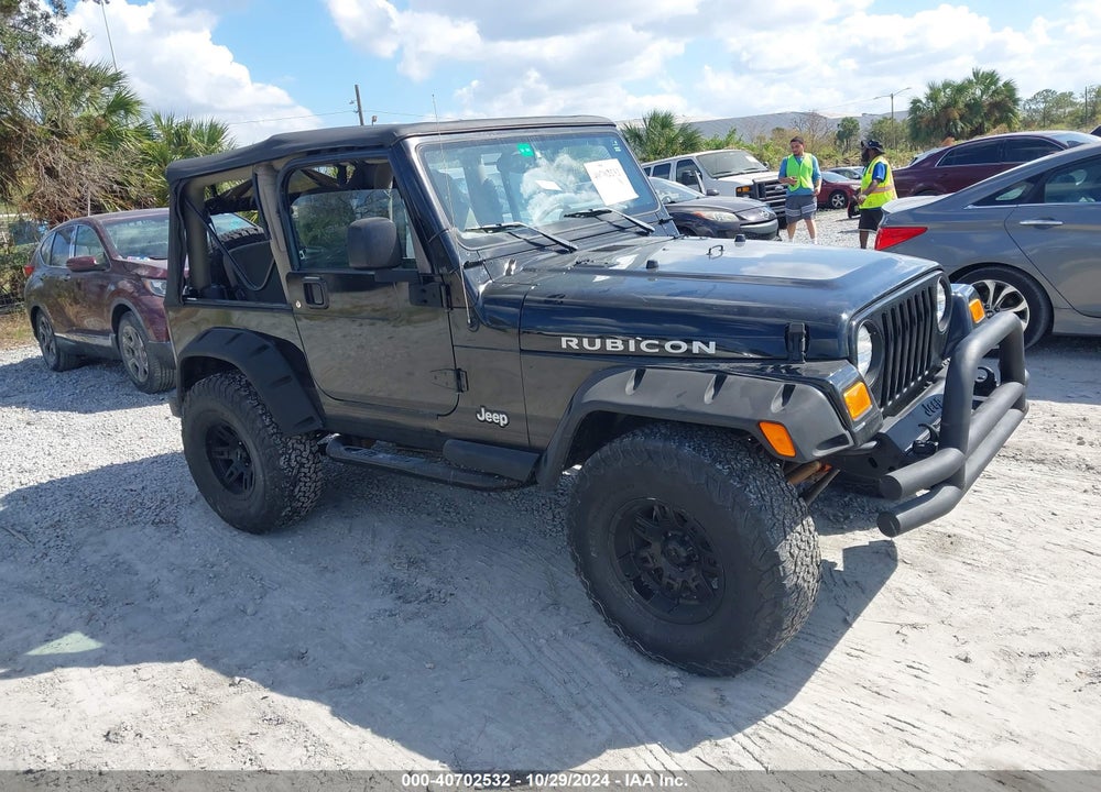 2003 ANGLER JEEP WR SAHARA VIN: 1J4FA59S63P323905