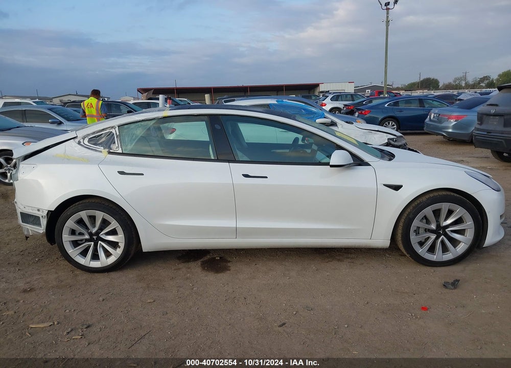 2022 TESLA MODEL 3 REAR-WHEEL DRIVE VIN: 5YJ3E1EA2NF127962