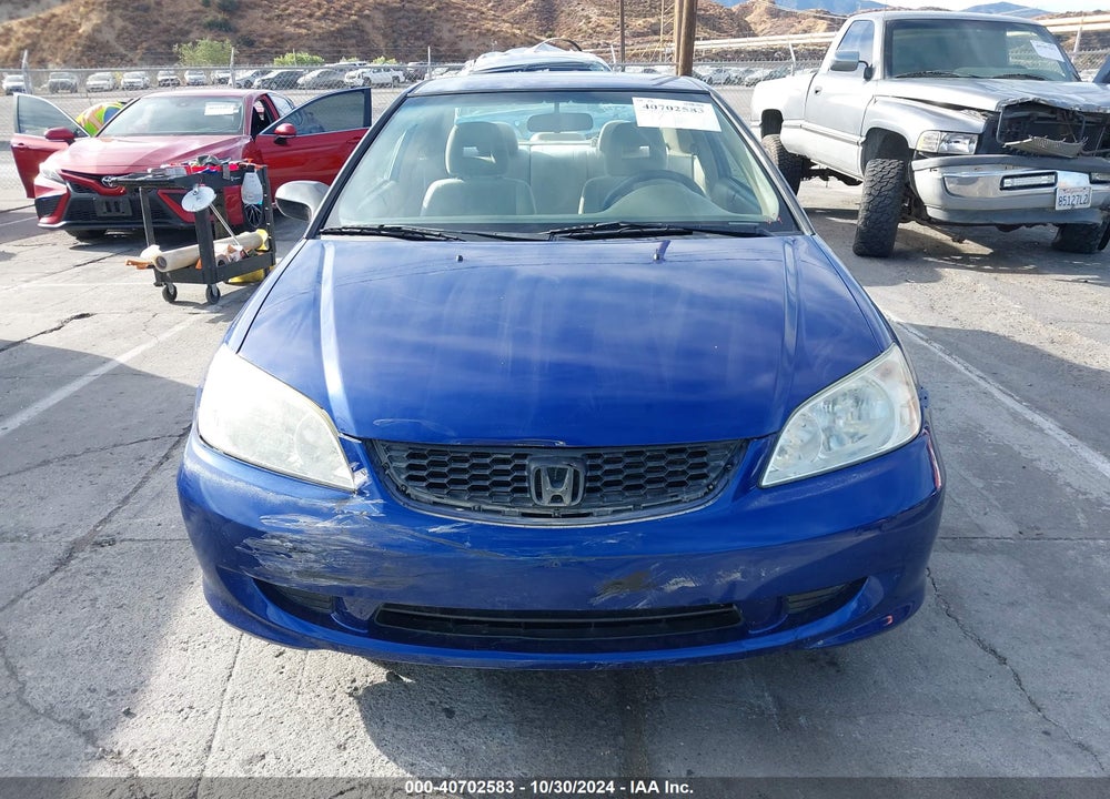 2005 HONDA CIVIC LX VIN: 1HGEM225X5L023498