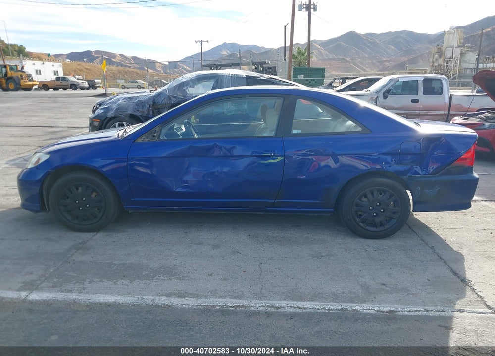 2005 HONDA CIVIC LX VIN: 1HGEM225X5L023498