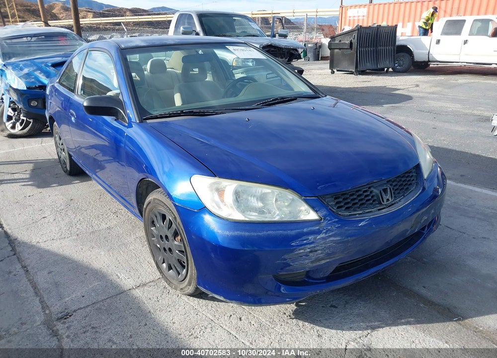 2005 HONDA CIVIC LX VIN: 1HGEM225X5L023498