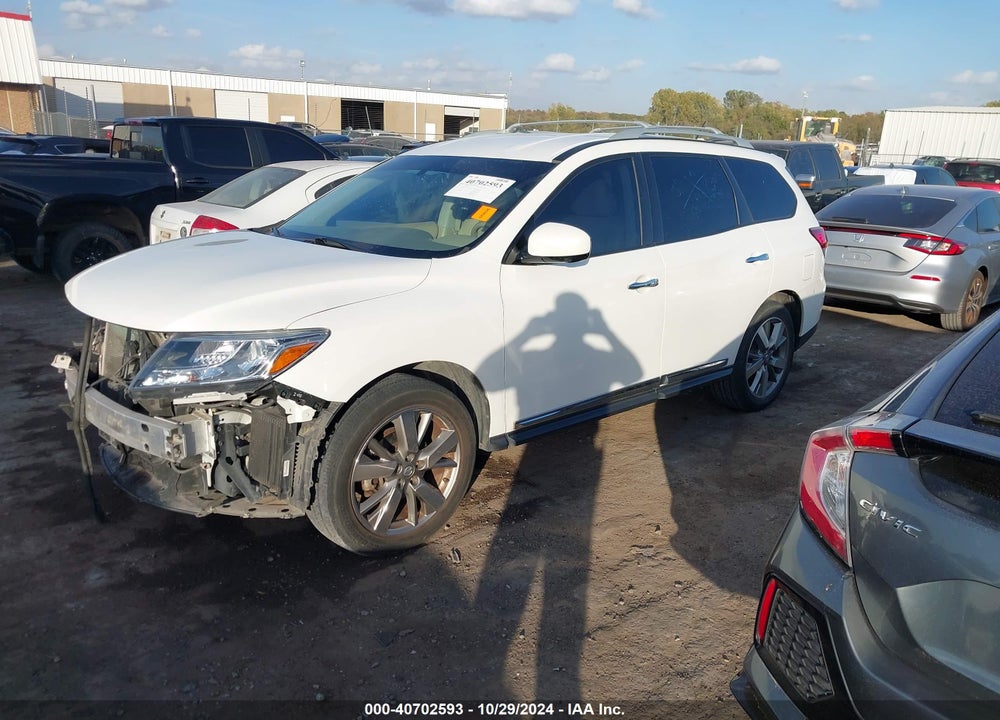 2013 NISSAN PATHFINDER PLATINUM VIN: 5N1AR2MN3DC663574