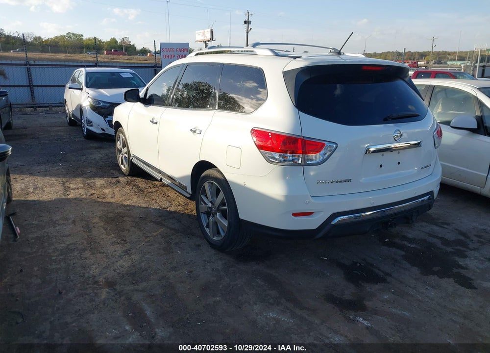 2013 NISSAN PATHFINDER PLATINUM VIN: 5N1AR2MN3DC663574
