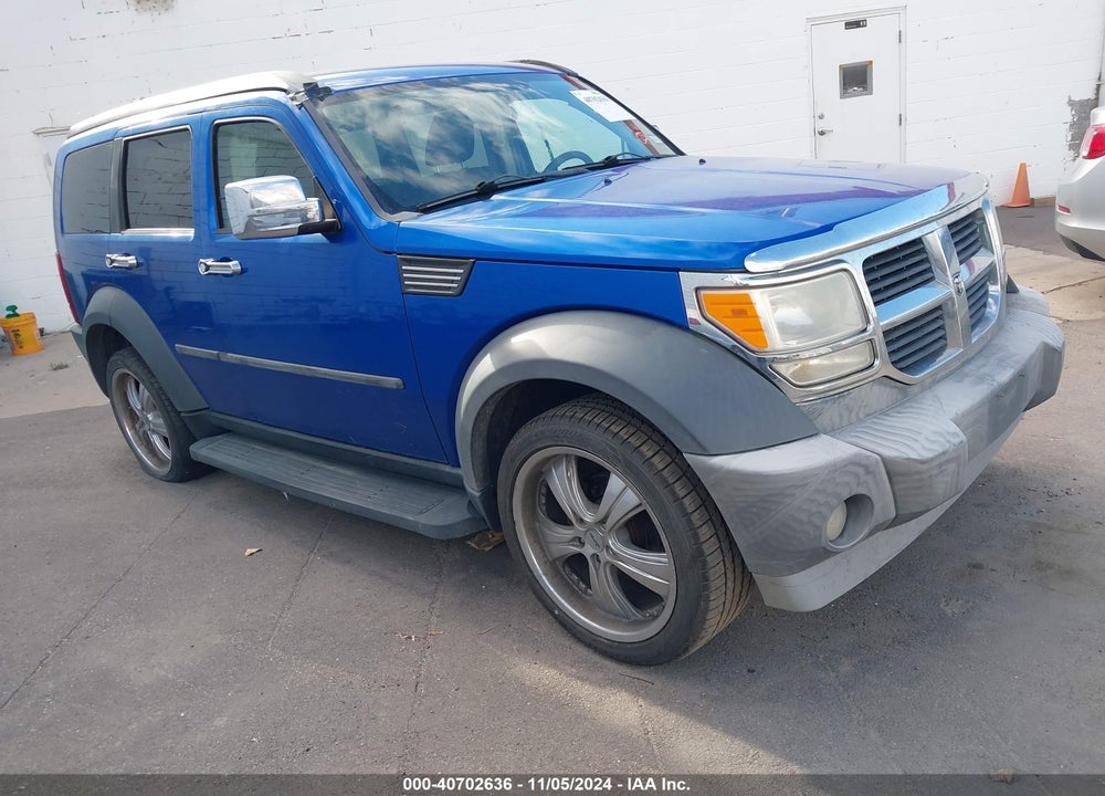 2007 DODGE NITRO SXT VIN: 1D8GU28K97W589692