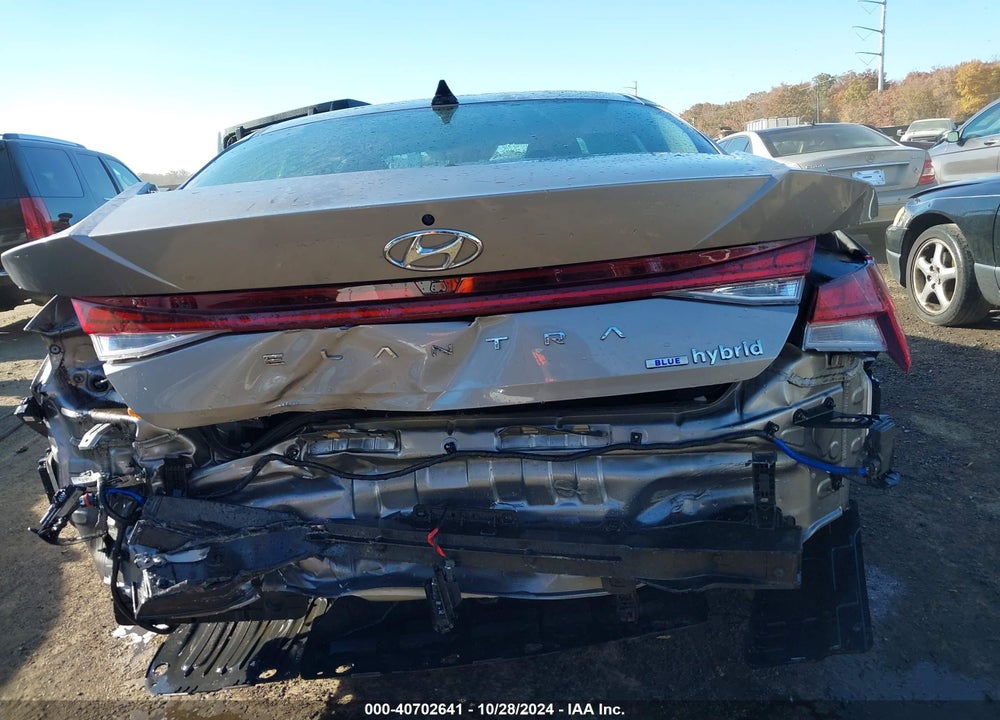 2023 HYUNDAI ELANTRA HYBRID BLUE VIN: KMHLM4AJ0PU060522