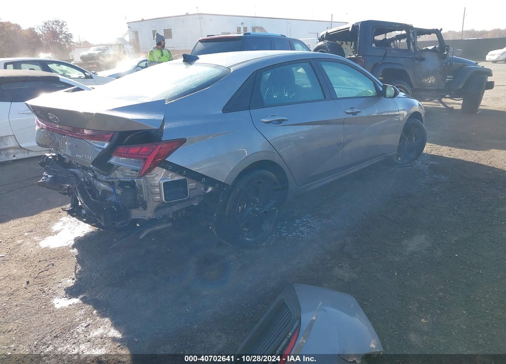 2023 HYUNDAI ELANTRA HYBRID BLUE VIN: KMHLM4AJ0PU060522