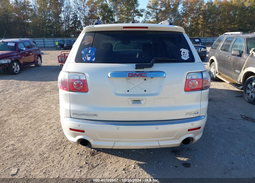 2012 GMC ACADIA DENALI VIN: 1GKKVTED3CJ217827