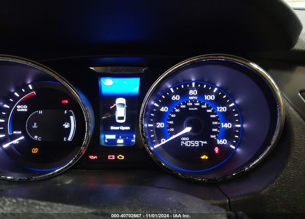 2012 HYUNDAI SONATA HYBRID VIN: KMHEC4A40CA035363