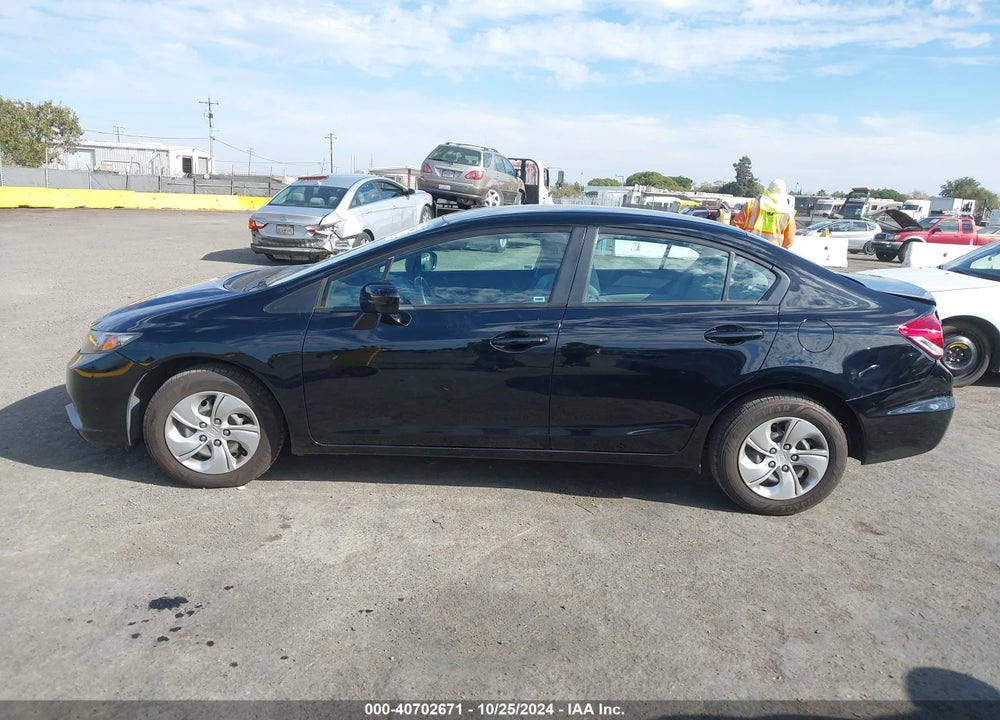 2015 HONDA CIVIC LX VIN: 19XFB2F50FE259395