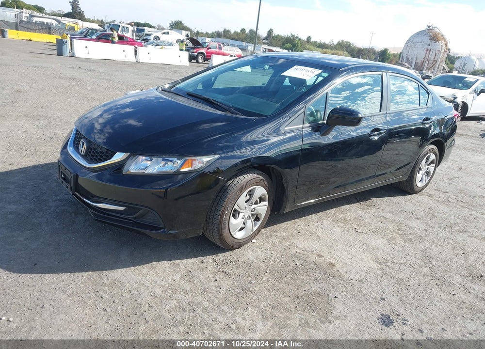 2015 HONDA CIVIC LX VIN: 19XFB2F50FE259395