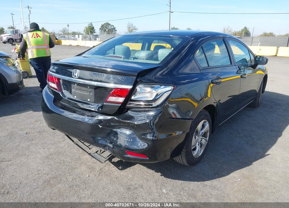 2015 HONDA CIVIC LX VIN: 19XFB2F50FE259395