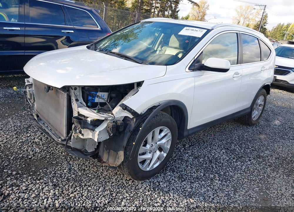 2015 HONDA CR-V EX-L VIN: 5J6RM4H70FL080423