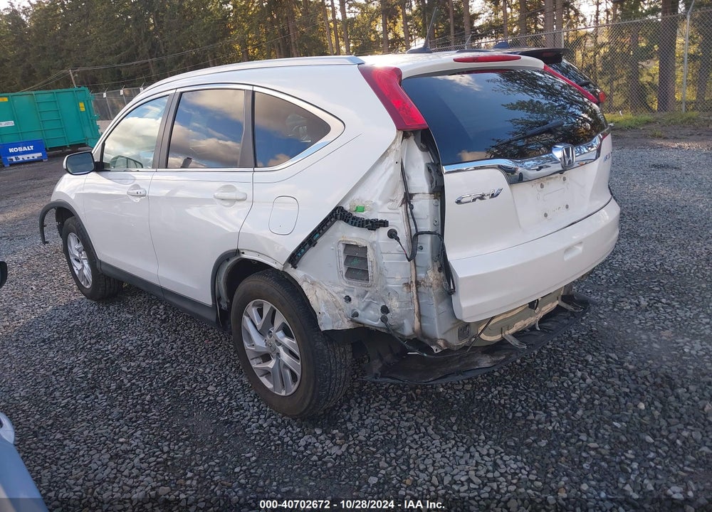 2015 HONDA CR-V EX-L VIN: 5J6RM4H70FL080423