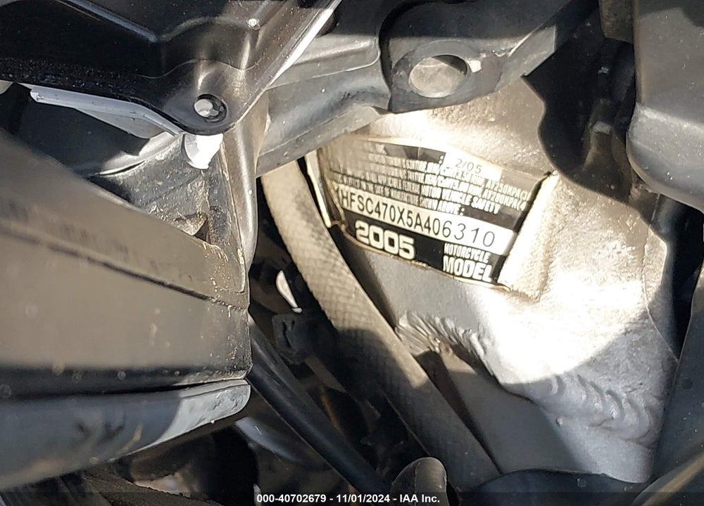 2005 HONDA GL1800 VIN: 1HFSC470X5A406310