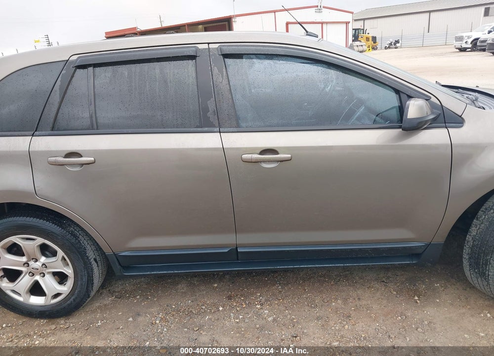 2013 FORD EDGE SEL VIN: 2FMDK3J93DBA62907