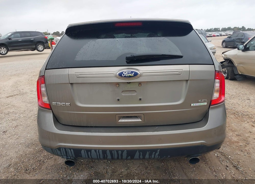 2013 FORD EDGE SEL VIN: 2FMDK3J93DBA62907