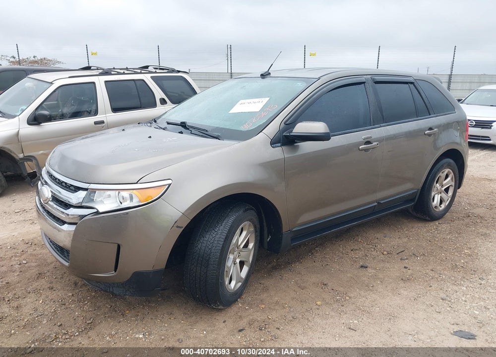 2013 FORD EDGE SEL VIN: 2FMDK3J93DBA62907