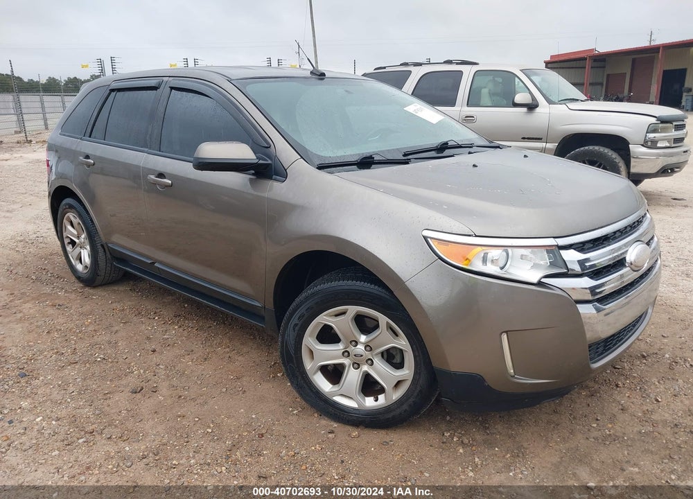 2013 FORD EDGE SEL VIN: 2FMDK3J93DBA62907