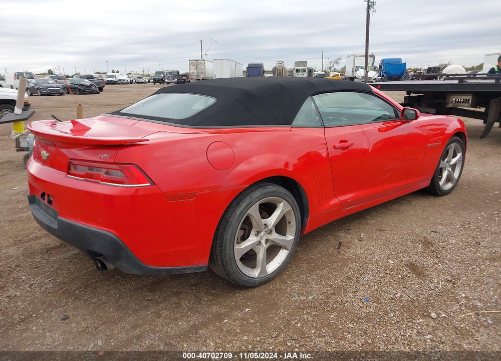 2014 CHEVROLET CAMARO 2LT VIN: 2G1FC3D32E9309787