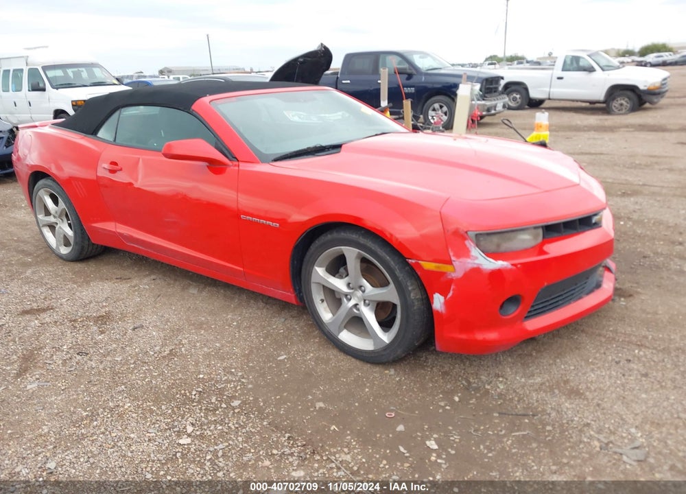 2014 CHEVROLET CAMARO 2LT VIN: 2G1FC3D32E9309787