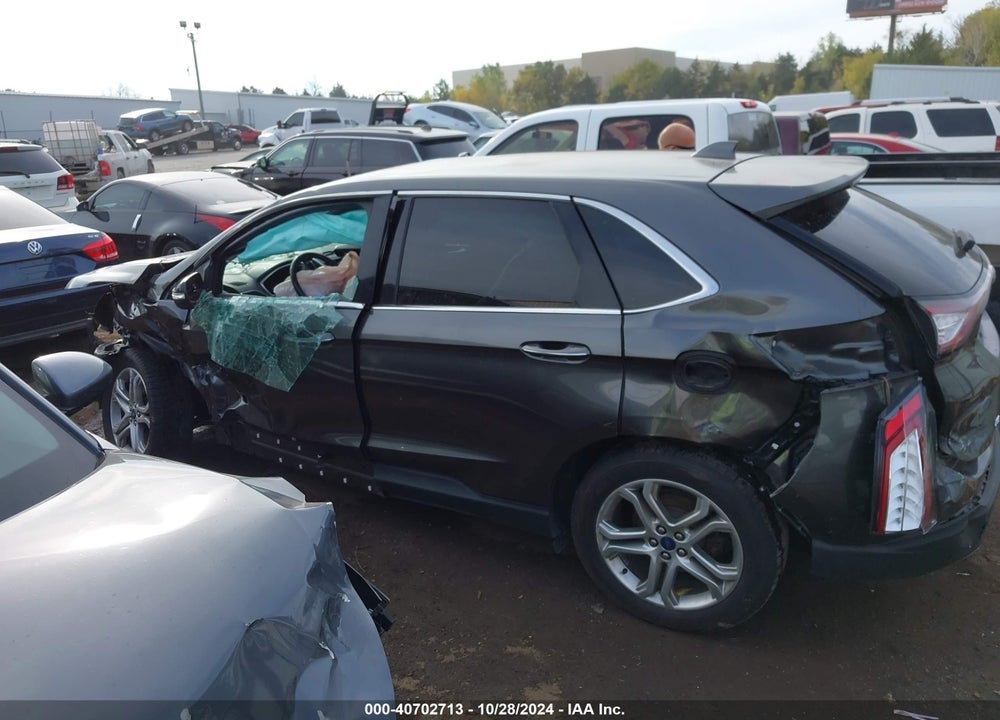 2018 FORD EDGE TITANIUM VIN: 2FMPK4K93JBB42303