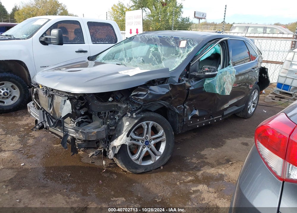 2018 FORD EDGE TITANIUM VIN: 2FMPK4K93JBB42303