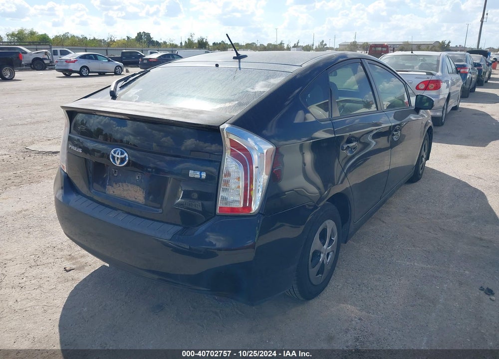 2013 TOYOTA PRIUS THREE VIN: JTDKN3DU5D1624112