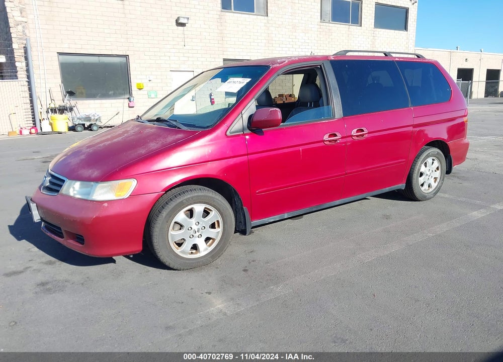 2002 HONDA ODYSSEY EX-L VIN: 2HKRL18082H565921
