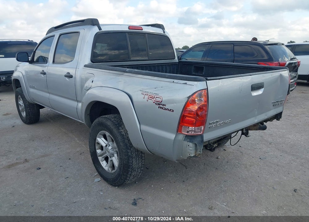 2008 TOYOTA TACOMA DOUBLE CAB PRERUNNER VIN: 3TMJU62N48M054656