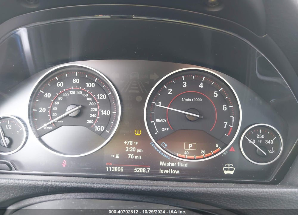 2013 BMW 335I XDRIVE VIN: WBA3B9C57DJ899360