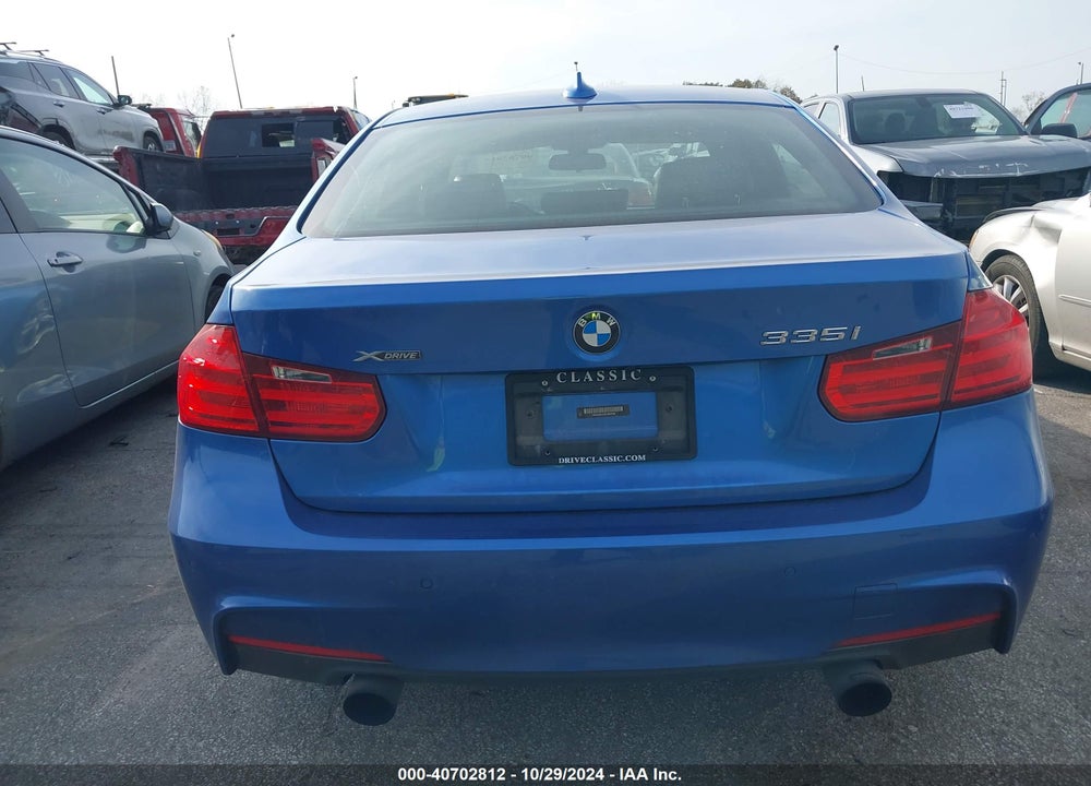 2013 BMW 335I XDRIVE VIN: WBA3B9C57DJ899360