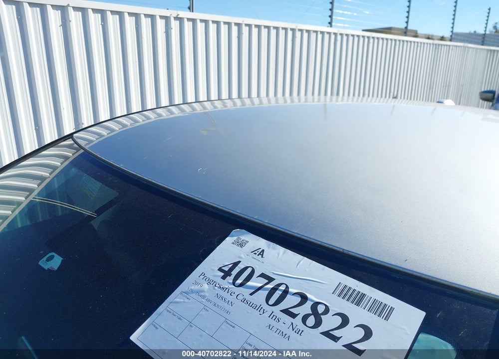 2019 NISSAN ALTIMA 2.5 S VIN: 1N4BL4BV7KN313185