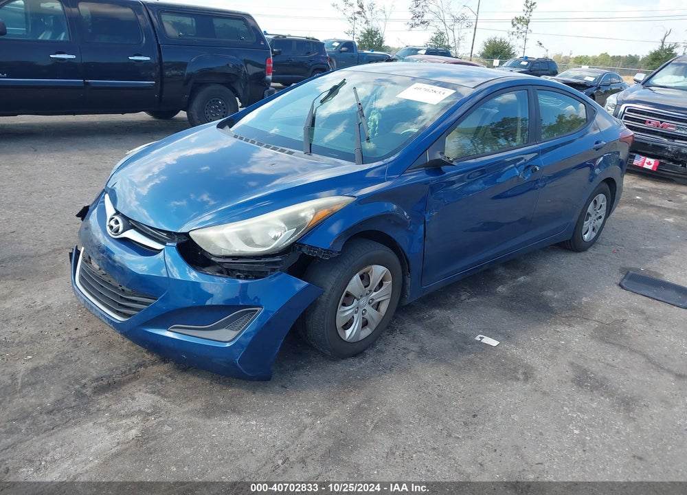 2016 HYUNDAI ELANTRA VIN: KMHDH4AE2GU648661