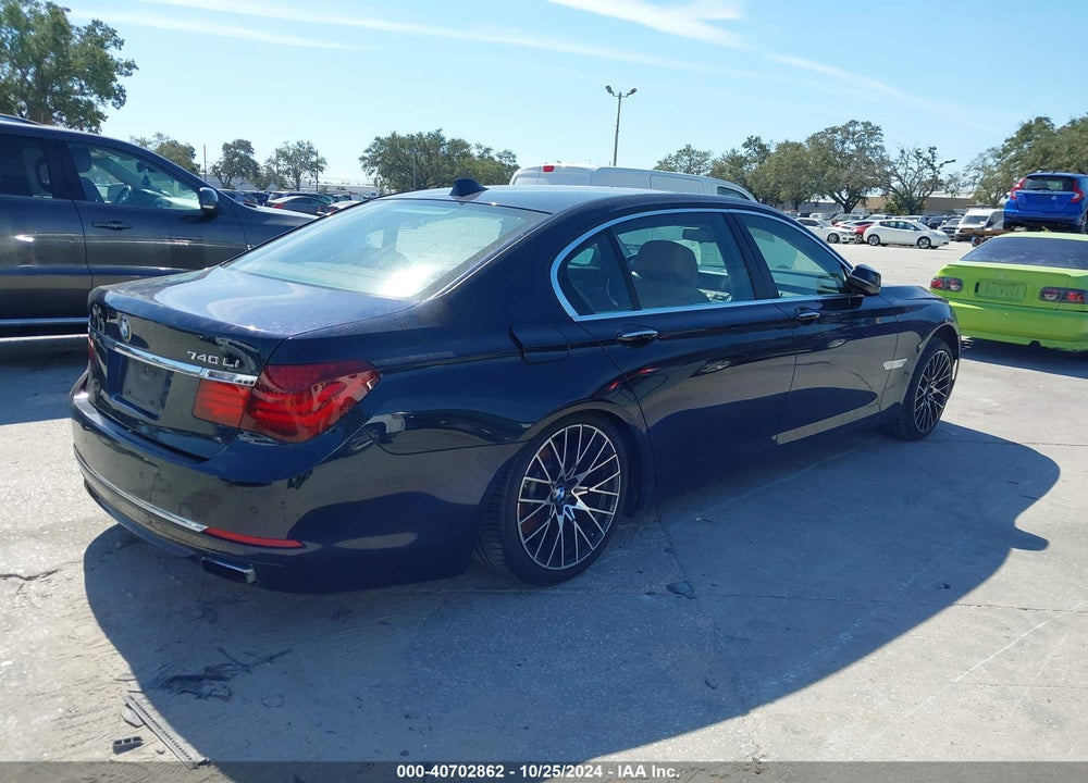 2013 BMW 740LI VIN: WBAYE4C58DDW22781