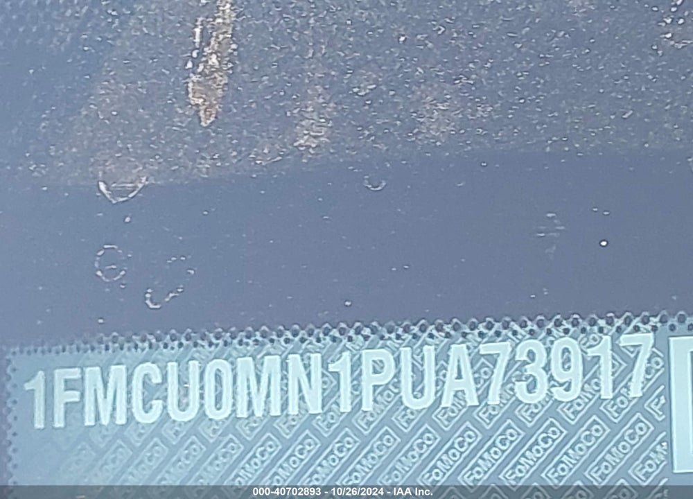 2023 FORD ESCAPE ST LINE VIN: 1FMCU0MN1PUA73917