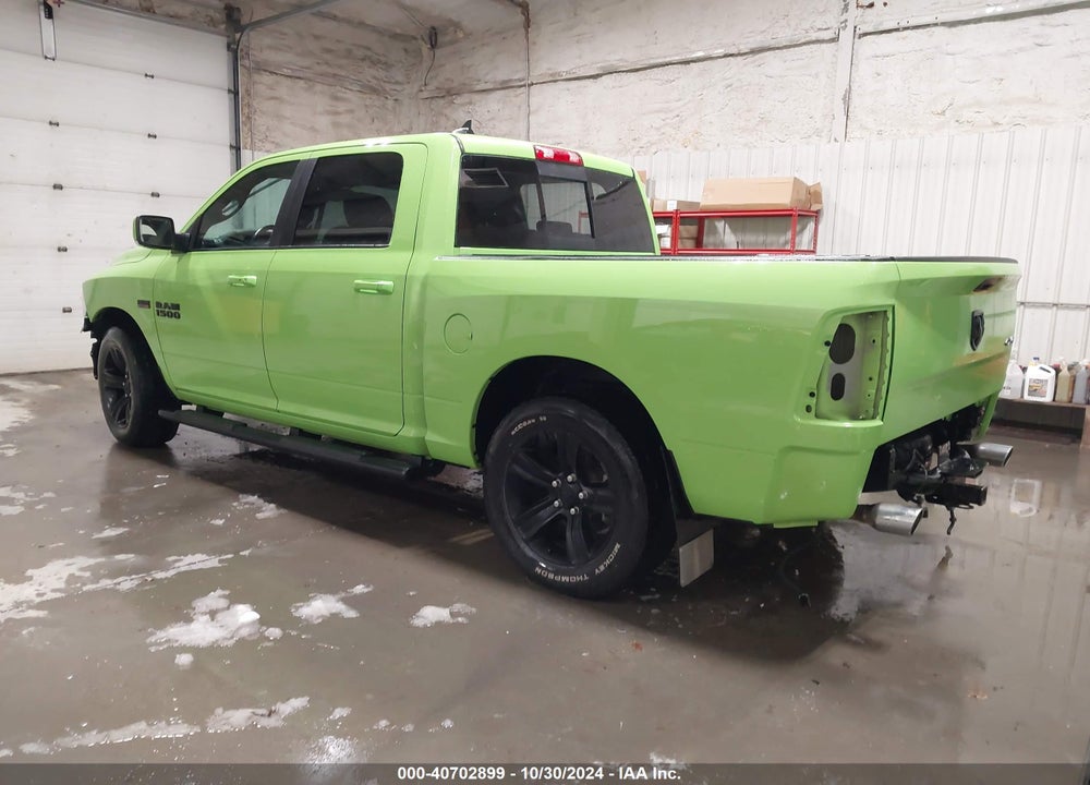 2017 RAM 1500 SPORT 4X4 5'7 BOX VIN: 1C6RR7MT6HS761598