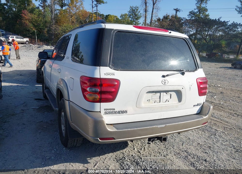2004 TOYOTA SEQUOIA SR5 V8 VIN: 5TDZT34A94S222512