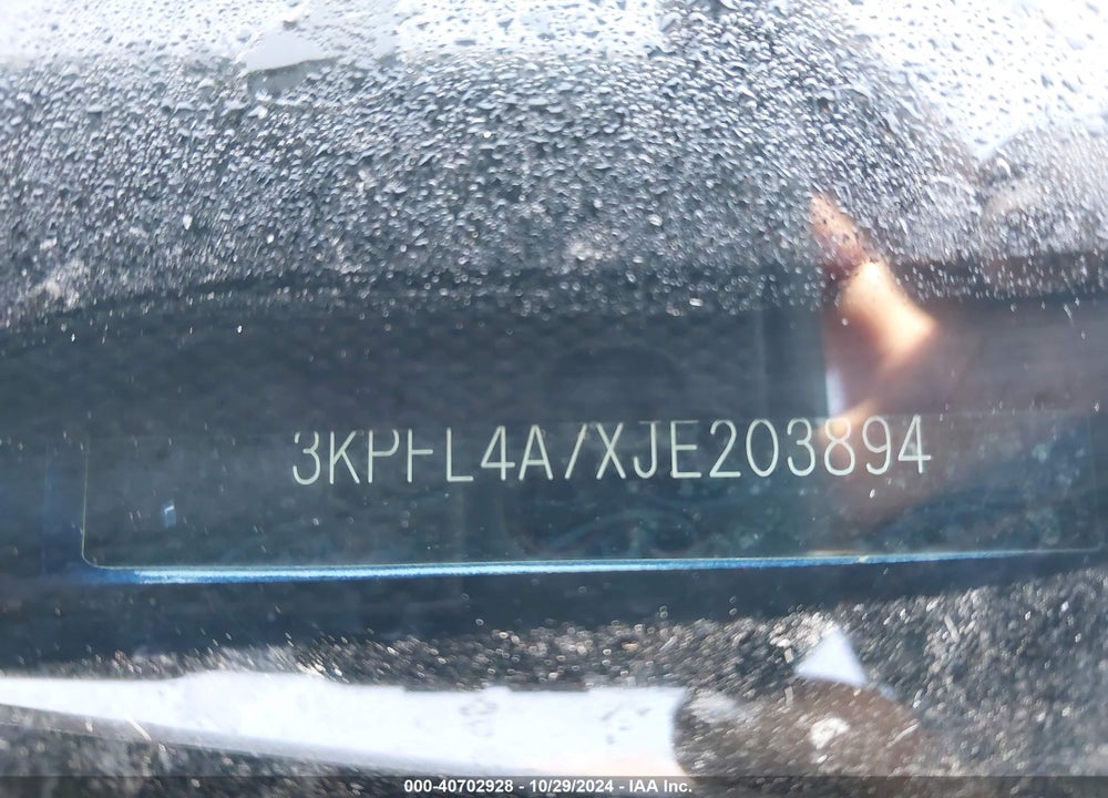 2018 KIA FORTE LX VIN: 3KPFL4A7XJE203894