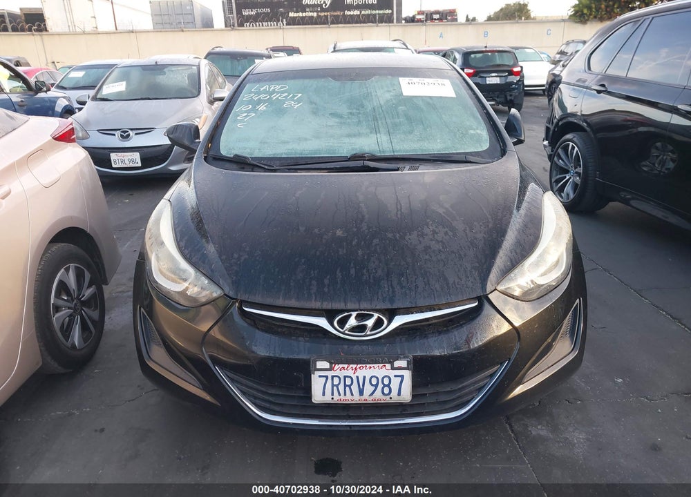 2016 HYUNDAI ELANTRA SE VIN: 5NPDH4AE5GH733976