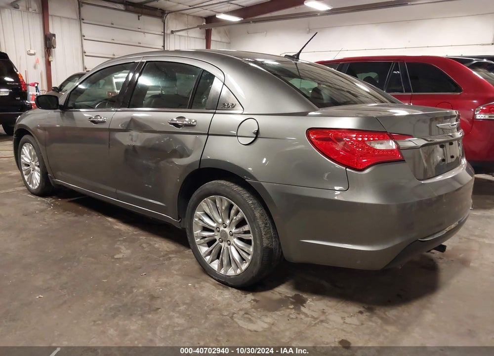 2012 CHRYSLER 200 LIMITED VIN: 1C3CCBCGXCN213431