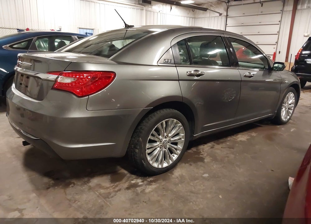 2012 CHRYSLER 200 LIMITED VIN: 1C3CCBCGXCN213431