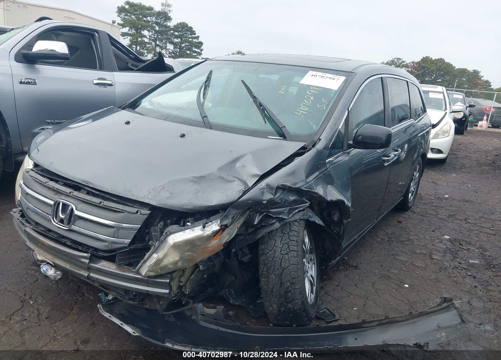 2012 HONDA ODYSSEY VIN: 5FNRL5H68CB135317