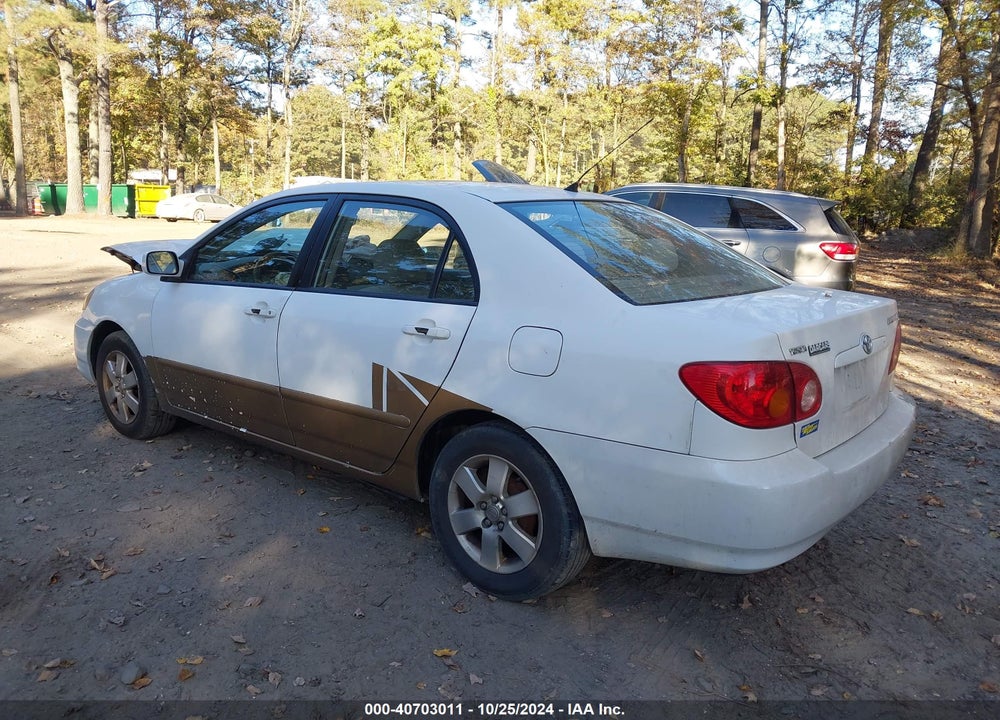 2004 TOYOTA COROLLA LE VIN: 2T1BR38E34C267046