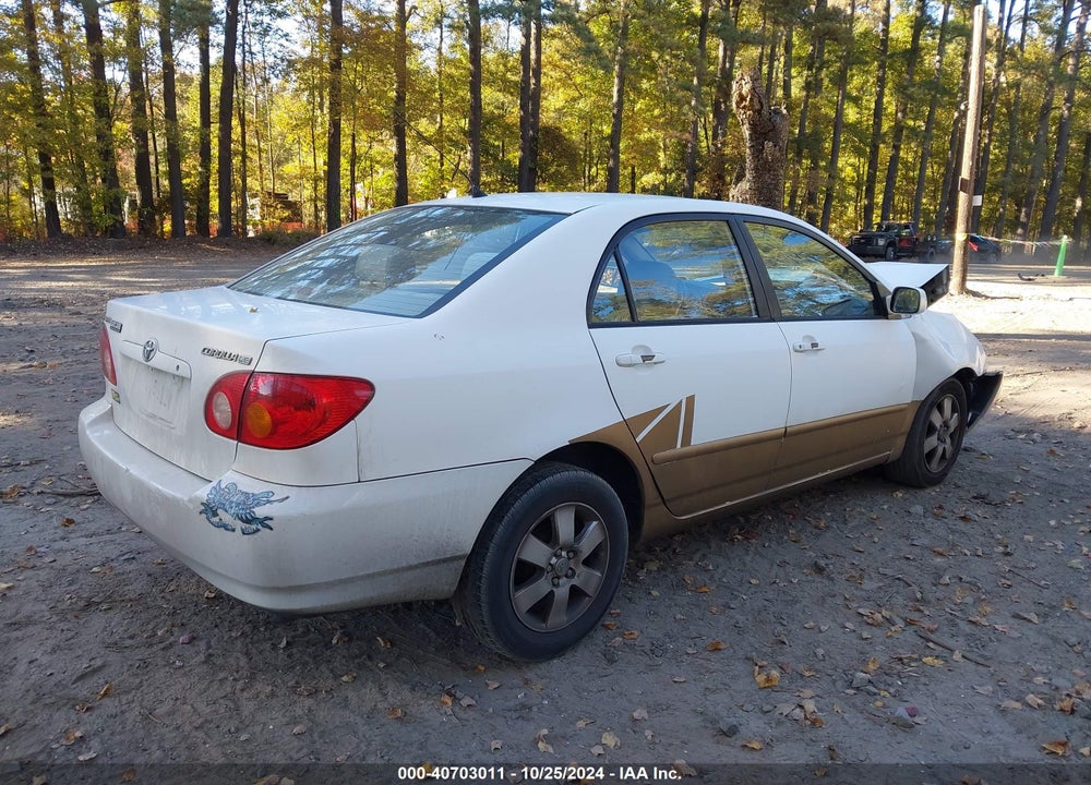 2004 TOYOTA COROLLA LE VIN: 2T1BR38E34C267046