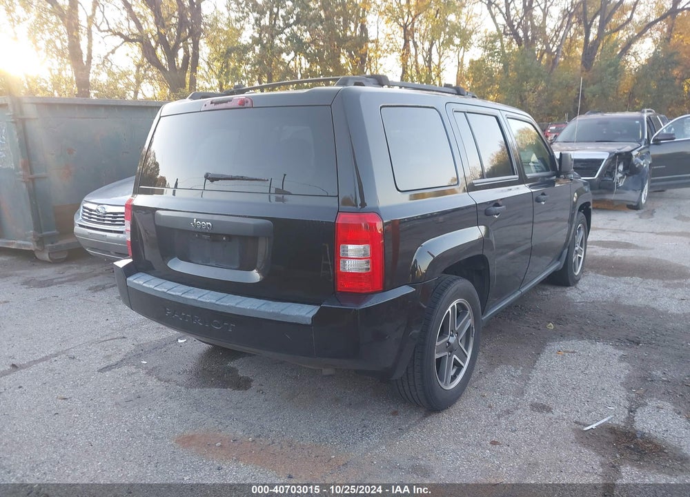 2009 JEEP PATRIOT SPORT VIN: 1J8FT28B39D109683