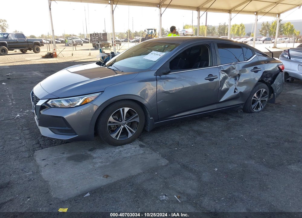 2020 NISSAN SENTRA SV XTRONIC CVT VIN: 3N1AB8CV2LY244010